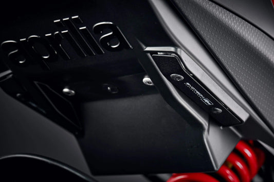 Evotech Aprilia RS660 Pillion Footrest Removal Kit (2021 - 2024) - Soziusfußrastenabdeckung | Evotech Performance