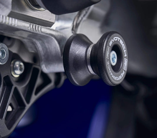Evotech Paddock Stand Bobbins - Aprilia Tuono V4 M6 (2011-2014) - Alu Bobbins | Evotech Performance