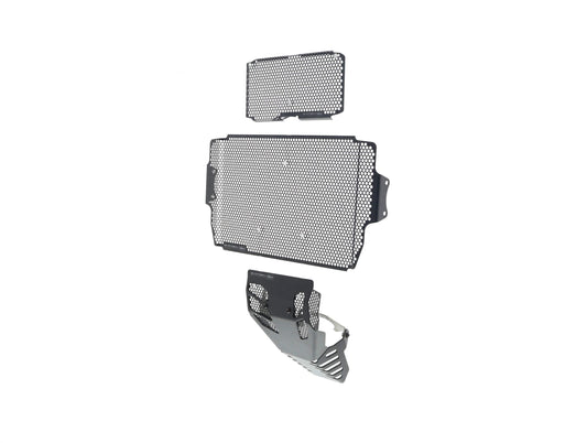 Evotech Performance Ducati Multistrada V2 S Radiator + Oil Guard + Engine Guard Set (2022 - 2024) - Kühlerschutzgitter | Evotech Performance