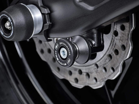 Evotech Performance Paddock Stand Bobbins - Kawasaki Z650 Urban (2022+) - Alu Bobbins | Evotech Performance