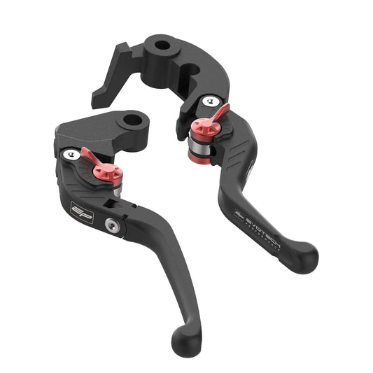 Evotech Evo Folding Clutch and Short Brake Lever Set - Yamaha MT-10 (2022+) - Brems- und Kupplungshebel | Evotech Performance