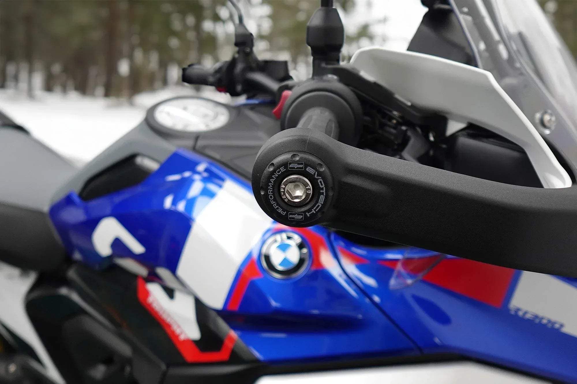 Evotech Bar End Weights - BMW R 1300 GS Adventure Option 719 Karakorum - Lenkerendgewichte | Evotech Performance