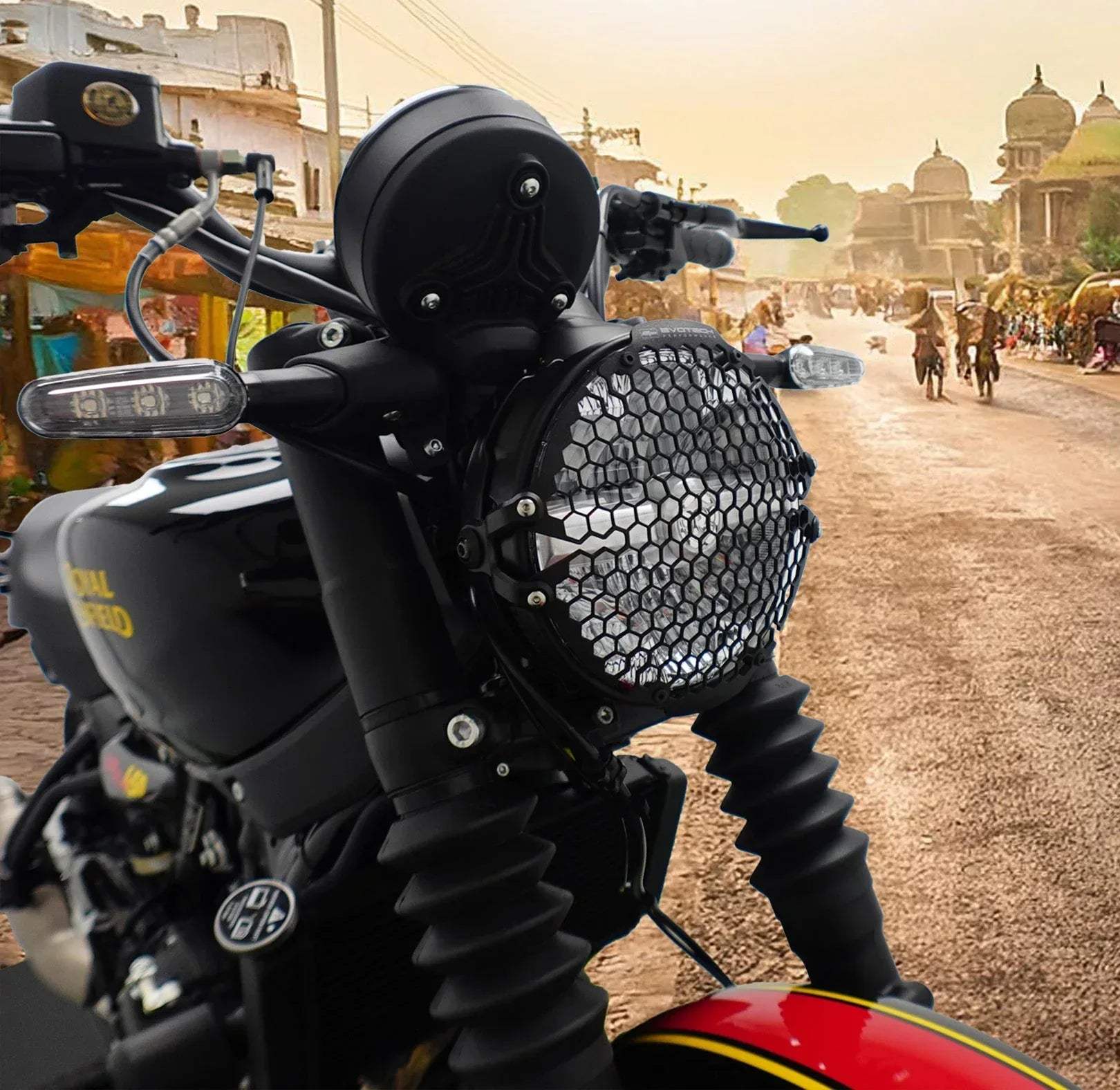 Evotech Headlight Guard - Royal Enfield Guerrilla 450 (2024+) - Scheinwerferschutz | Evotech Performance