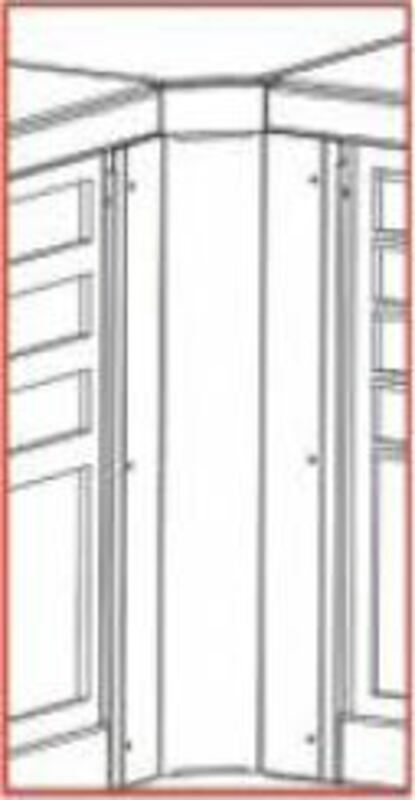 BIKE-LIFT Werkstatt-Eckschrank klassisches Modell - MF-PANG-900