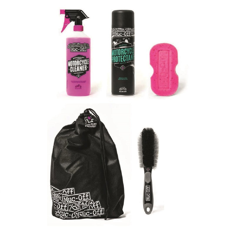 MUC-OFF Motorcycle Care Essentials Pflegeset