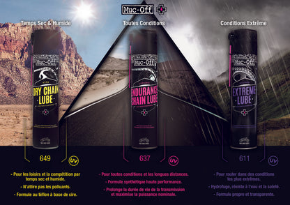 MUC-OFF Motorrad Dry PTFE Kettenspray - Spray 400ml