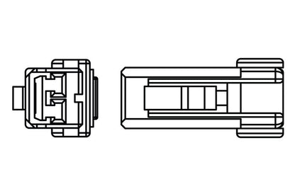 HIGHSIDER Adapterkabel für Mini-Blinker, Harley