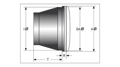 HIGHSIDER 7 Zoll LED Hauptscheinwerfereinsatz Typ 8