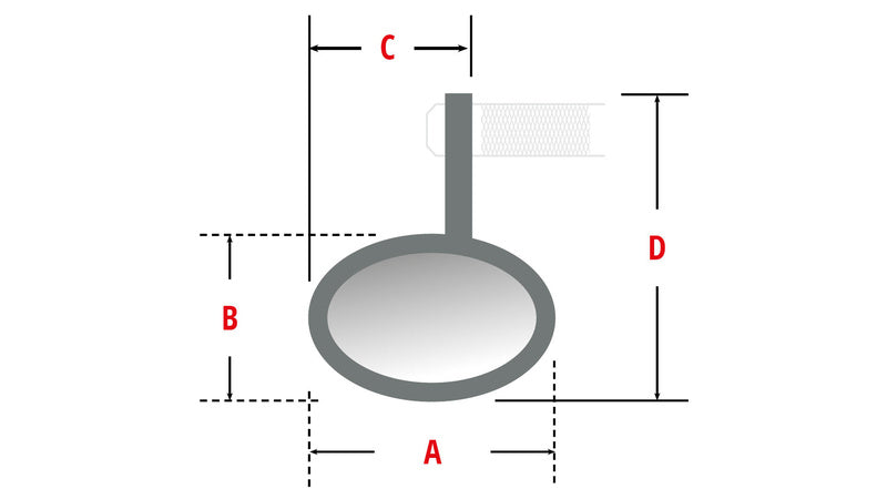 HIGHSIDER Lenkerendenspiegel Iron Cross (Stck.)