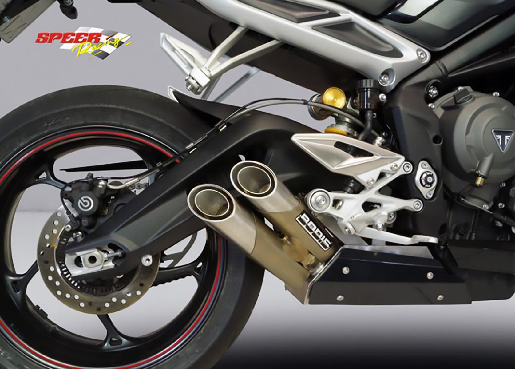 Bodis Slip-On Triumph Street Triple 675 R/RX