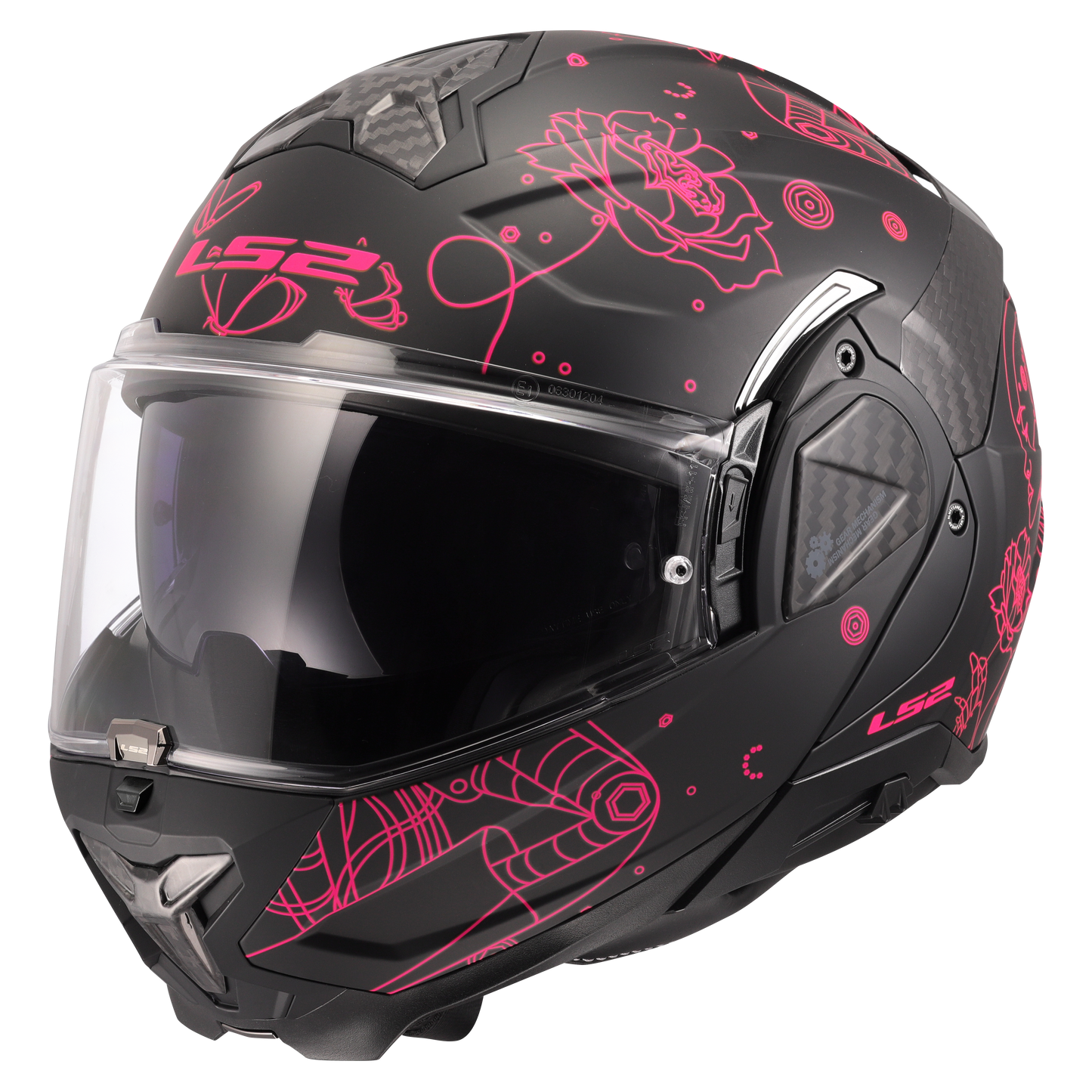 LS2 Modularhelm FF910 ADVANT II SOPHIA BLACK PINK