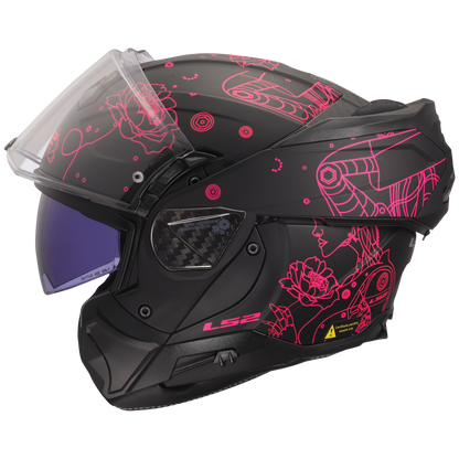 LS2 Modularhelm FF910 ADVANT II SOPHIA BLACK PINK