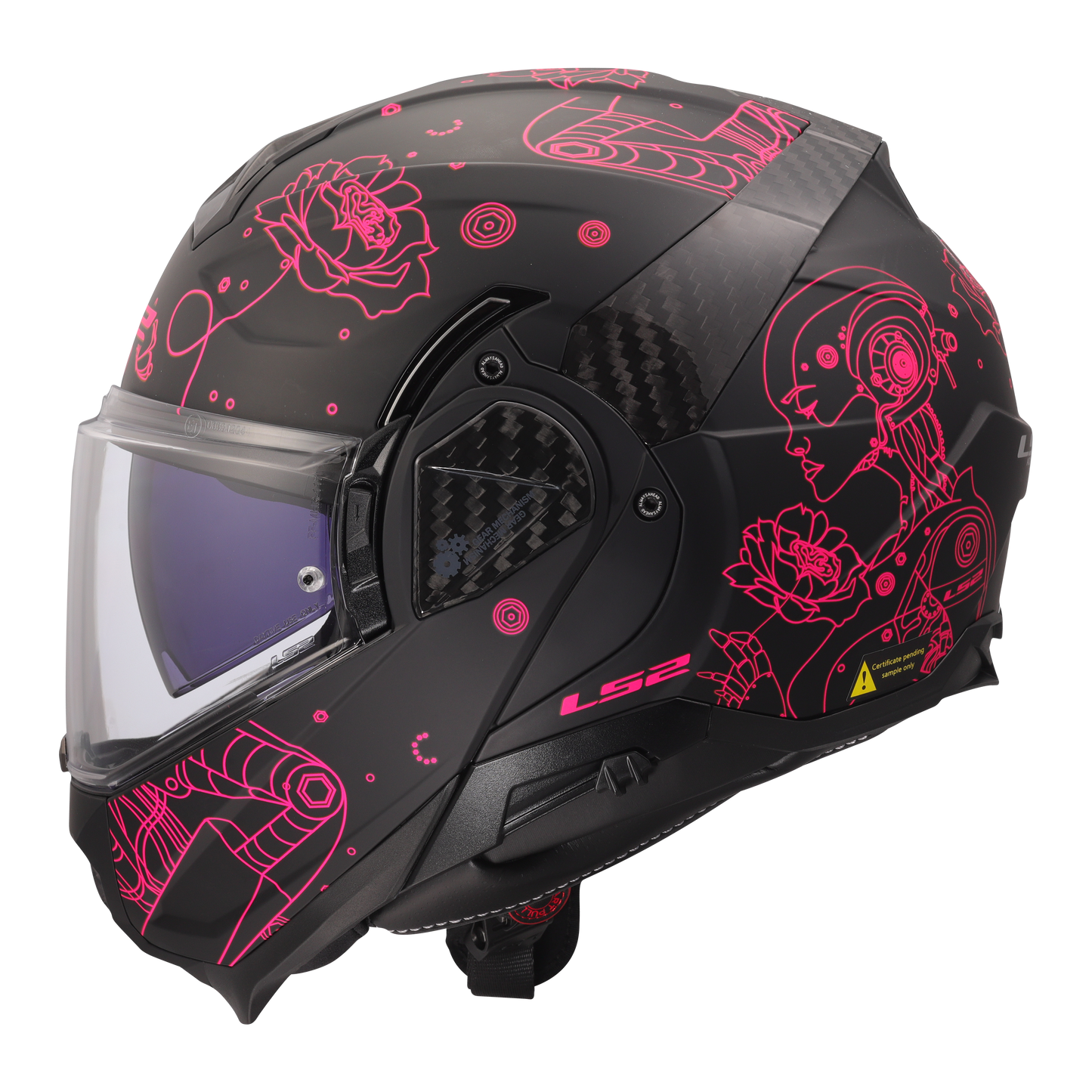 LS2 Modularhelm FF910 ADVANT II SOPHIA BLACK PINK