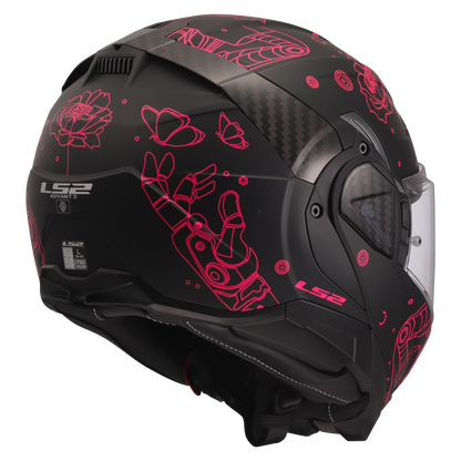 LS2 Modularhelm FF910 ADVANT II SOPHIA BLACK PINK
