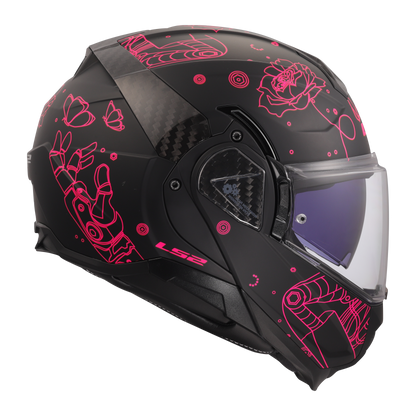 LS2 Modularhelm FF910 ADVANT II SOPHIA BLACK PINK