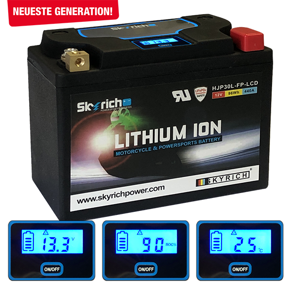 skyrich batterie lithium-ionen