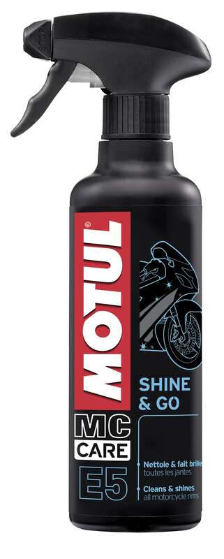 MOTUL E5 Shine & go Silicon Cleaner Kunststoffpflege - 400ml Spray