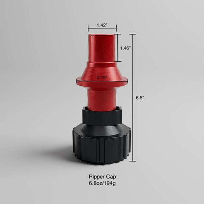 TUFF JUG 1.25G/5L Weißer Kanister mit schwarzem Schnellverschluss G3