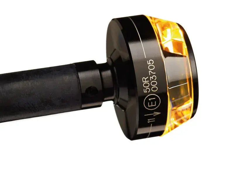 MOTOGADGET Mo.Blaze Disc LED Indicator Gehäuse Schwarz / Linse Klar (Stück), Vorn Links - Blinker | MOTOGADGET