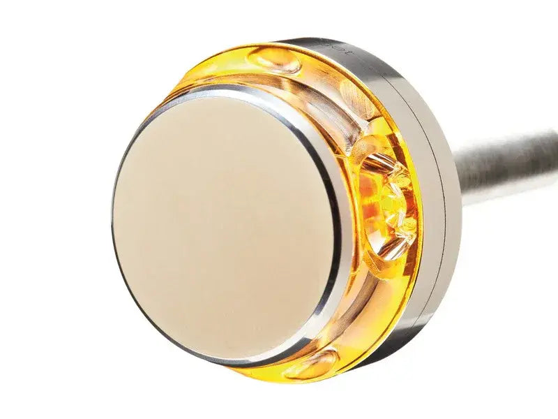 MOTOGADGET Mo.Blaze Disc LED Indicator Gehäuse Silber / Linse Klar (Stück), Vorn Links - Blinker | MOTOGADGET