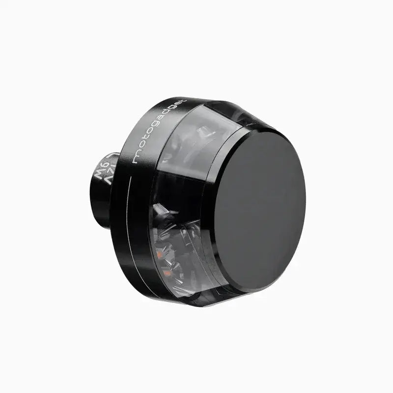 MOTOGADGET Mo.Blaze Disc Dark LED Indicator Gehäuse Schwarz / Linse Rauchgrau (Stück), Vorn Links - Blinker | MOTOGADGET
