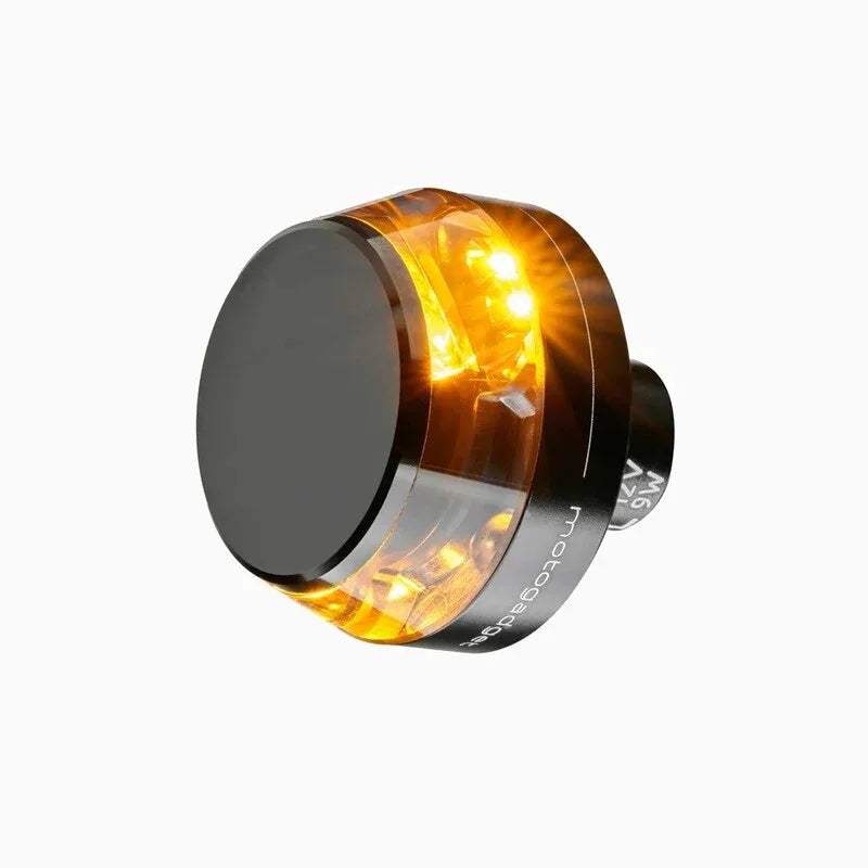 MOTOGADGET Mo.Blaze Disc Dark LED Indicator Gehäuse Schwarz / Linse Rauchgrau (Stück), Vorn Rechts - Blinker | MOTOGADGET