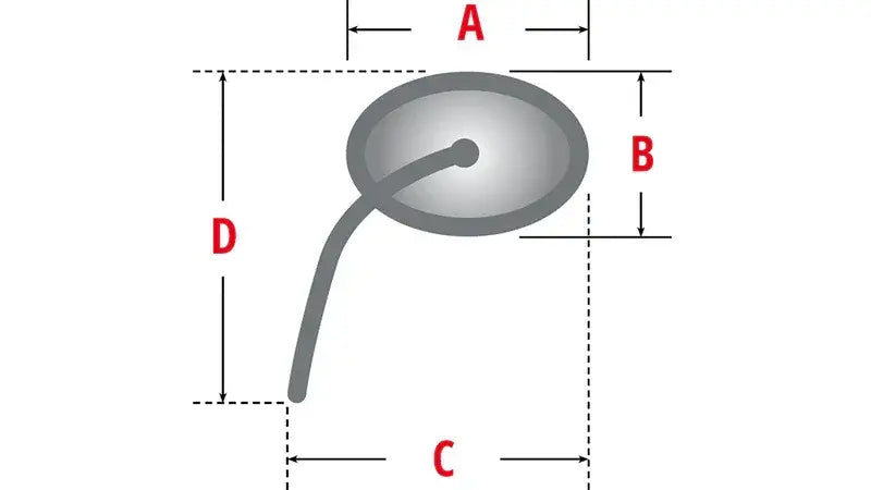 MOTOGADGET mo.view race links, glasloser Spiegel, 150mm Arm E-geprüft (1Stck.) - Lenkerendspiegel | MOTOGADGET
