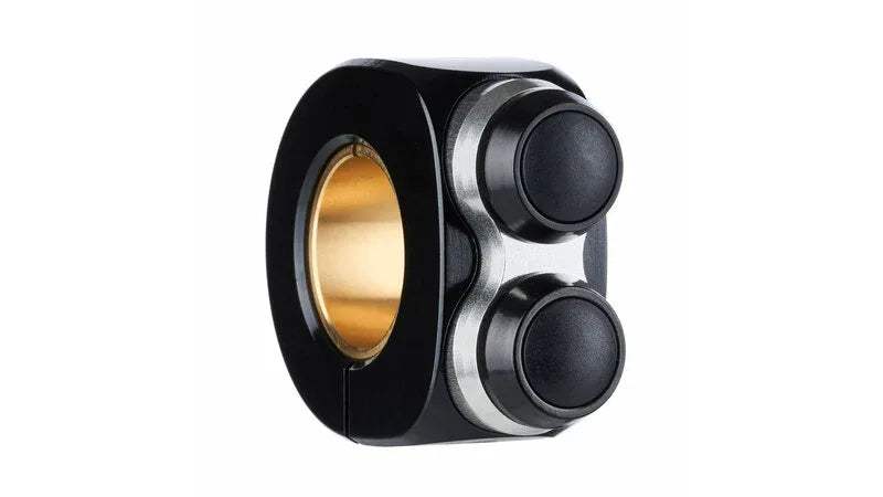 MOTOGADGET mo.switch basic Tasterarmatur, 2 Taster Schwarz/Silber - Lenkerzubehör | MOTOGADGET