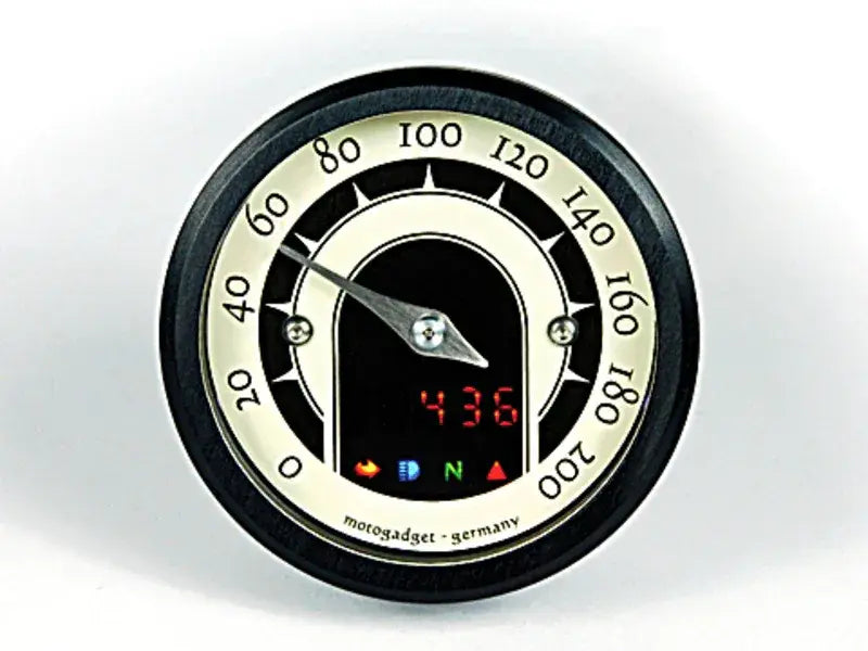 MOTOGADGET Tacho motoscope tiny speedster, Schwarz - Anbauteile | MOTOGADGET