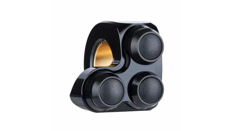 MOTOGADGET mo.switch basic Tasterarmatur, 3 Taster Schwarz/Schwarz - Lenkerzubehör | MOTOGADGET