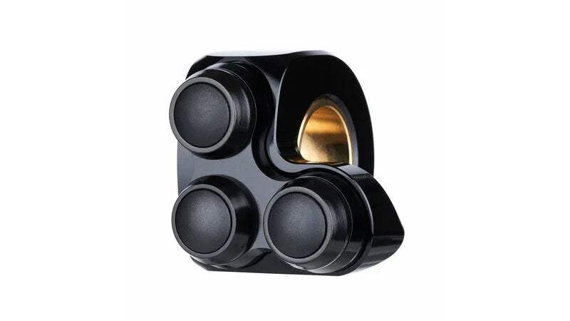 MOTOGADGET mo.switch basic Tasterarmatur, 3 Taster Schwarz/Schwarz - Lenkerzubehör | MOTOGADGET
