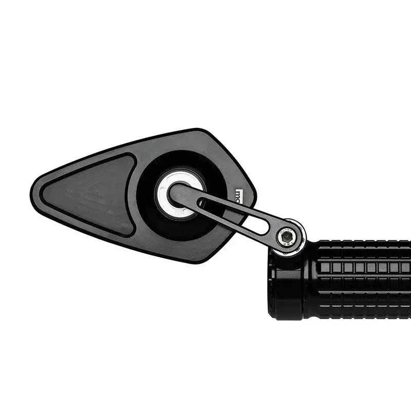 MOTOGADGET Mo.View Blade Flip, glasloser Spiegel, Raute, Gitterpositionen, Schwarz, kein E-Prüfzeichen (1Stck.) - Lenkerendspiegel | MOTOGADGET