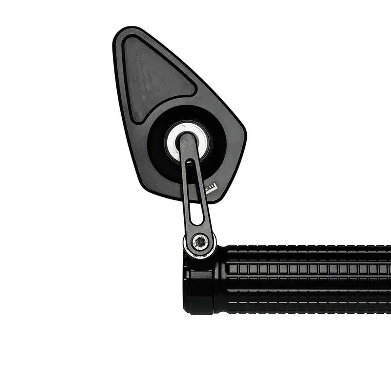 MOTOGADGET Mo.View Blade Flip, glasloser Spiegel, Raute, Gitterpositionen, Schwarz, kein E-Prüfzeichen (1Stck.) - Lenkerendspiegel | MOTOGADGET