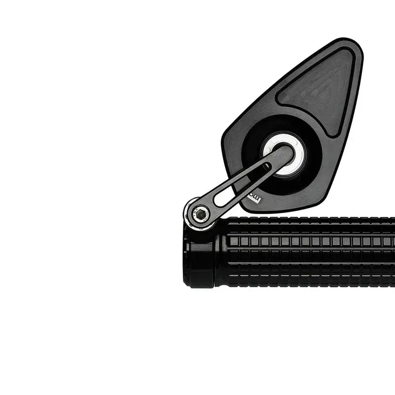 MOTOGADGET Mo.View Blade Flip, glasloser Spiegel, Raute, Gitterpositionen, Schwarz, kein E-Prüfzeichen (1Stck.) - Lenkerendspiegel | MOTOGADGET