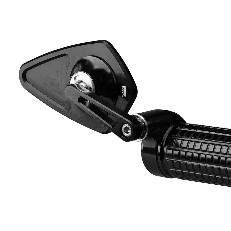 MOTOGADGET Mo.View Blade Flip, glasloser Spiegel, Raute, Gitterpositionen, Schwarz, kein E-Prüfzeichen (1Stck.) - Lenkerendspiegel | MOTOGADGET