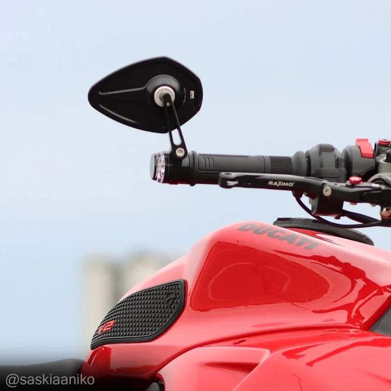 MOTOGADGET Mo.View Sport 60, Lenkerendenspiegel für 7/8- und 1-Zoll-Lenker (1Stck.) - Lenkerendspiegel | MOTOGADGET