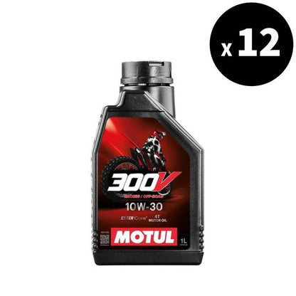 MOTUL 300V Factory Line Off Road Racing 4T Motorenöl - 10W30 4L x4