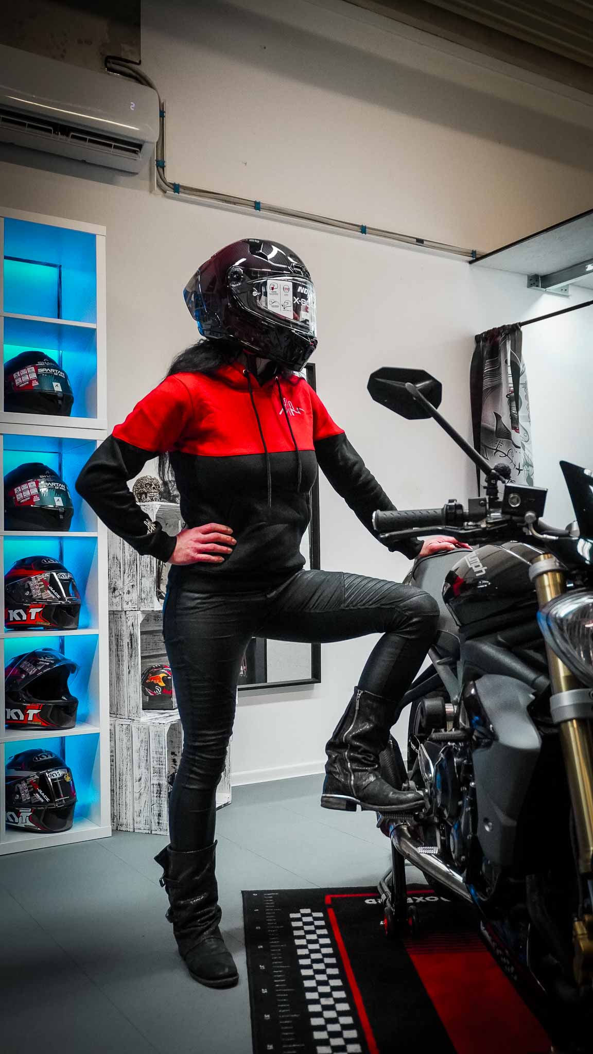 metal-moto Hoodie LADY