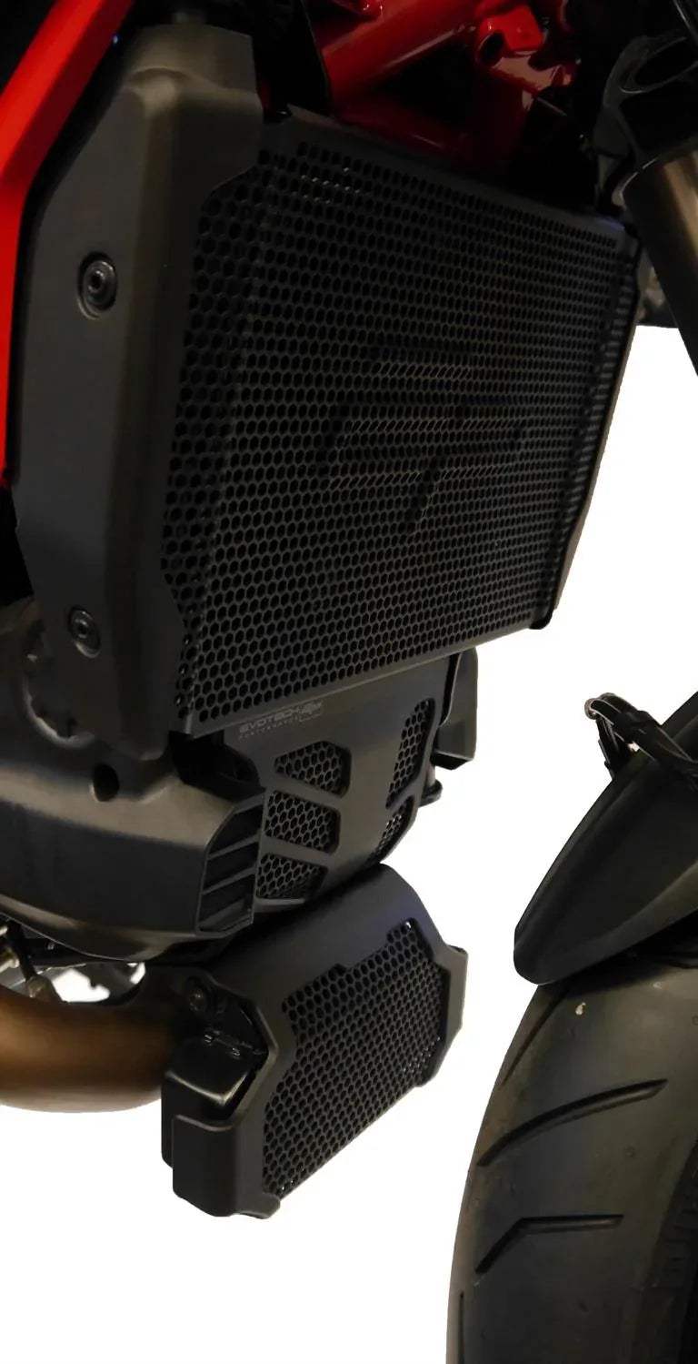 Evotech Ducati Hypermotard 939 SP Radiator & Engine And Oil Cooler Guard Set 2016 - 2018 - Kühlerschutzgitter | Evotech Performance
