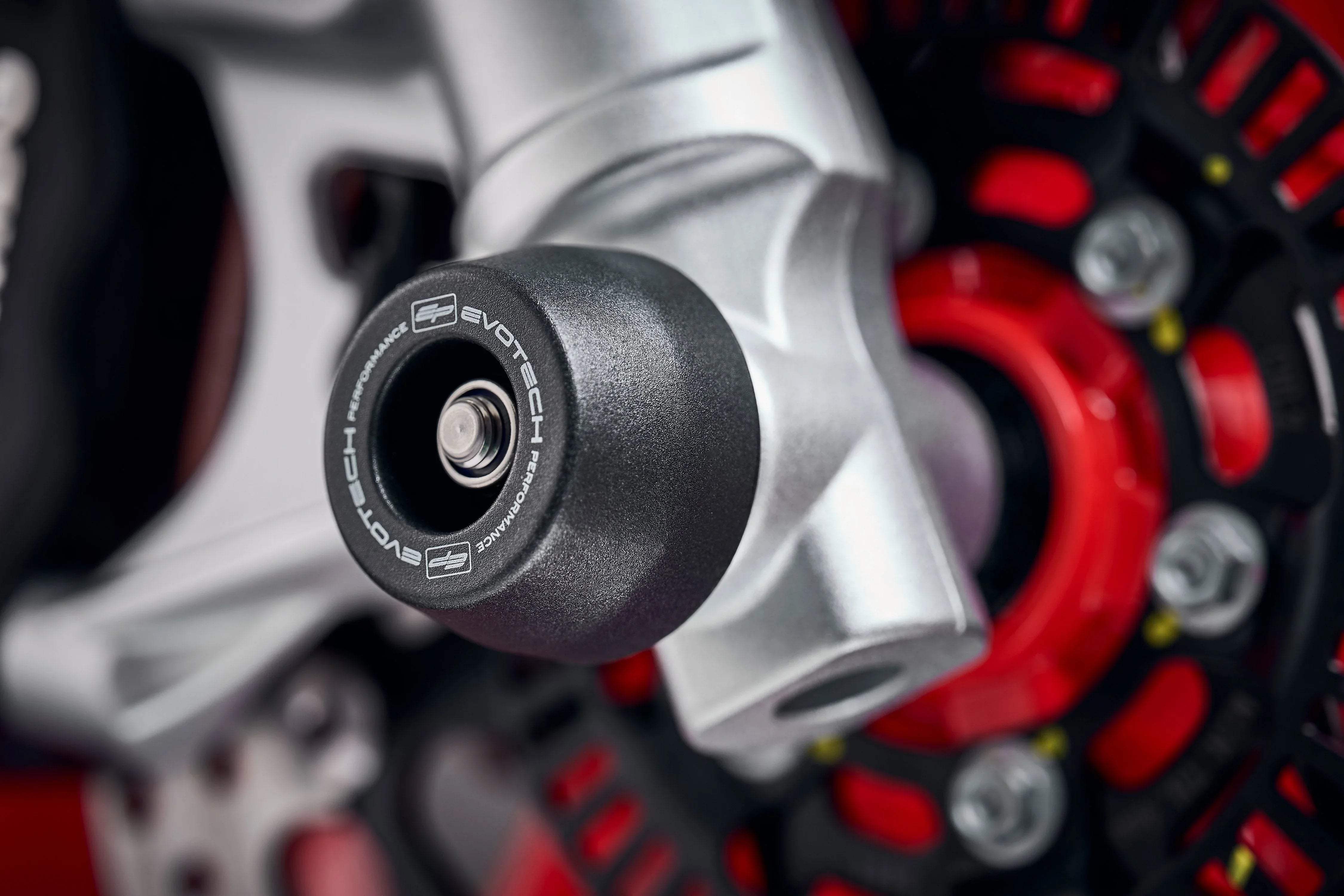 Evotech Performance Front Spindle Bobbins - Aprilia Tuono 660 Factory (2022+) - Spindle Bobbins | Evotech Performance