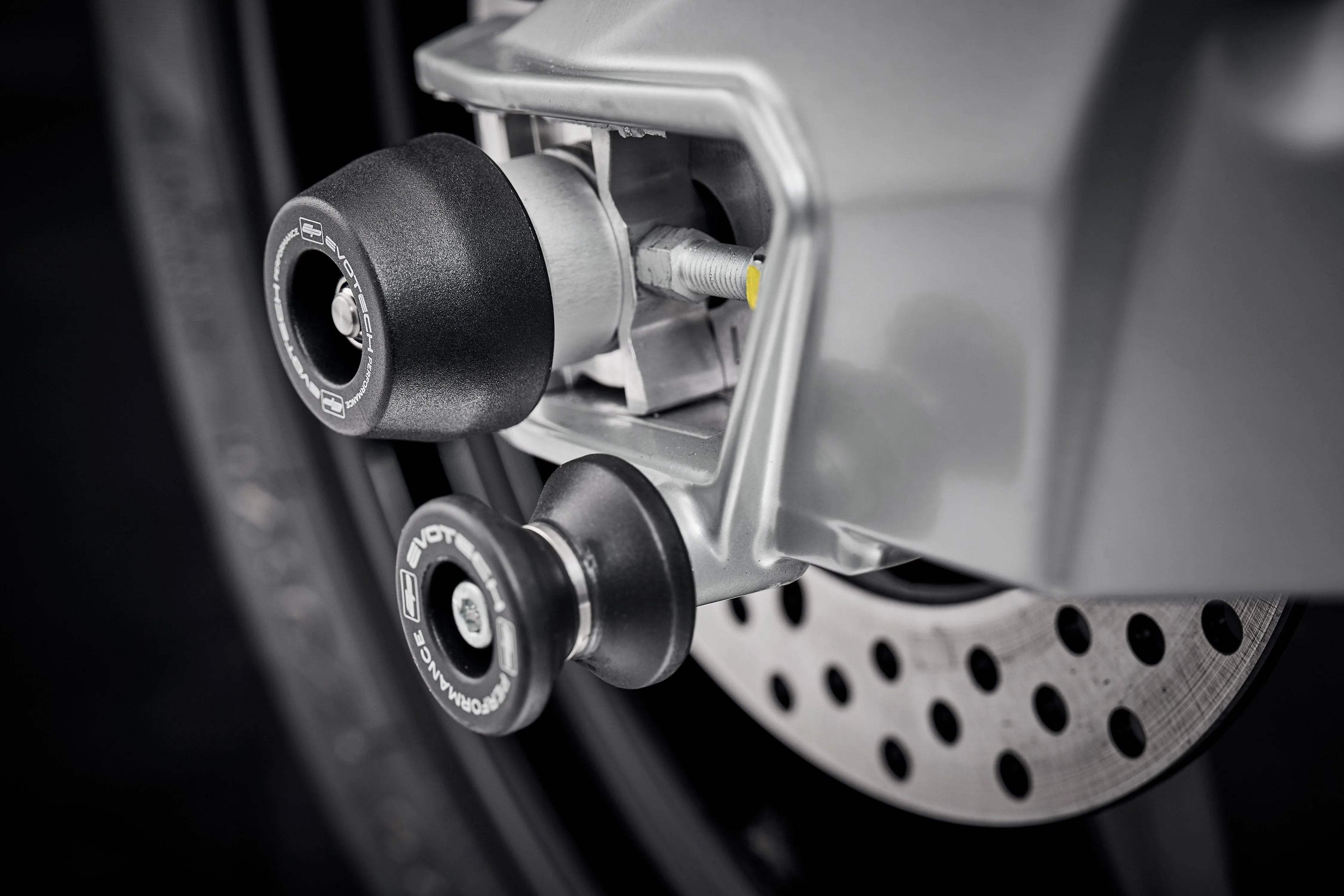 Evotech Rear Spindle Bobbins - Aprilia RS660 (2021 - 2024) - Spindle Bobbins | Evotech Performance
