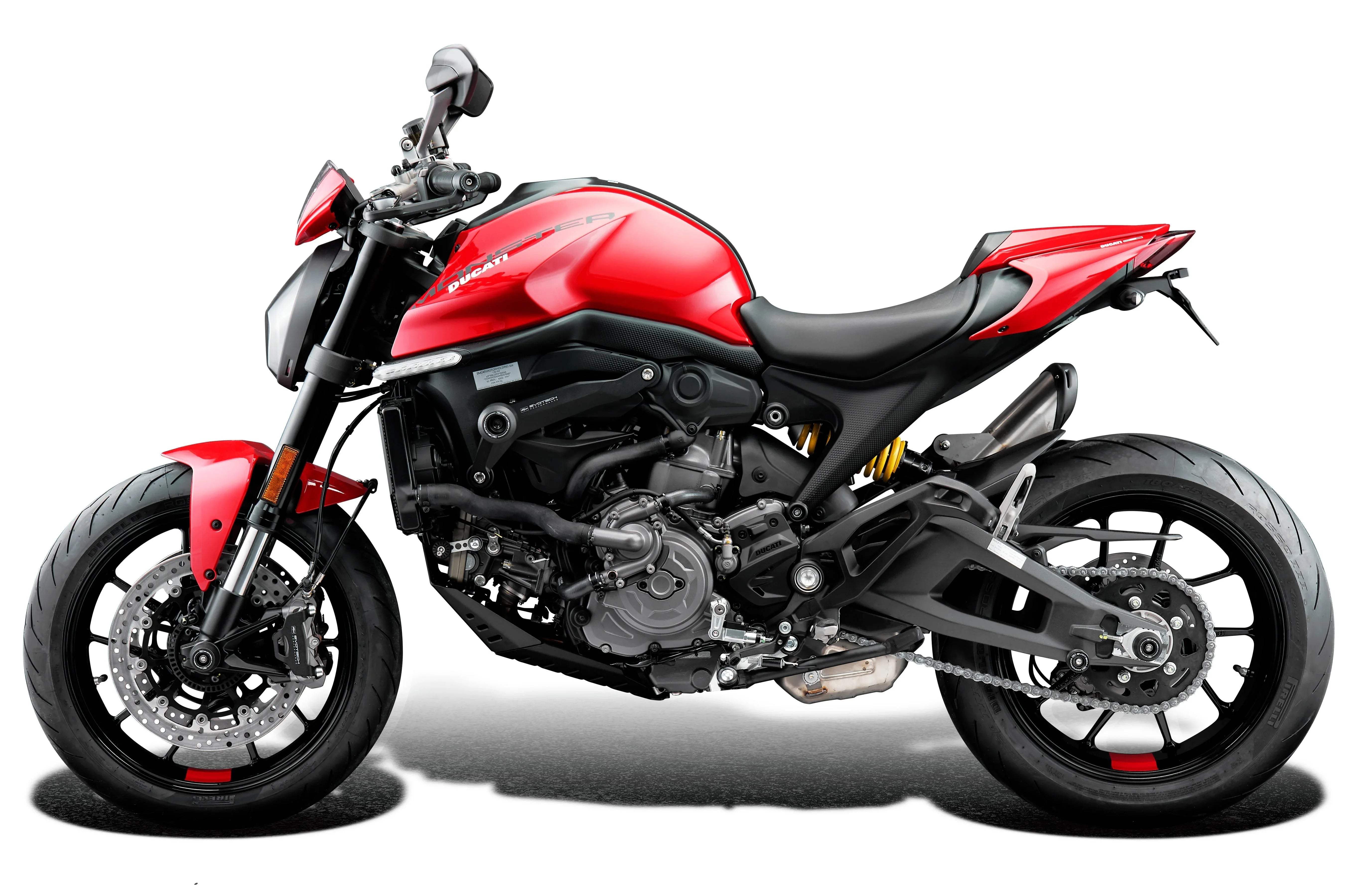 Evotech Ducati Monster 950 + (Plus) Frame Crash Protection (2021+) - Sturzpads | Evotech Performance