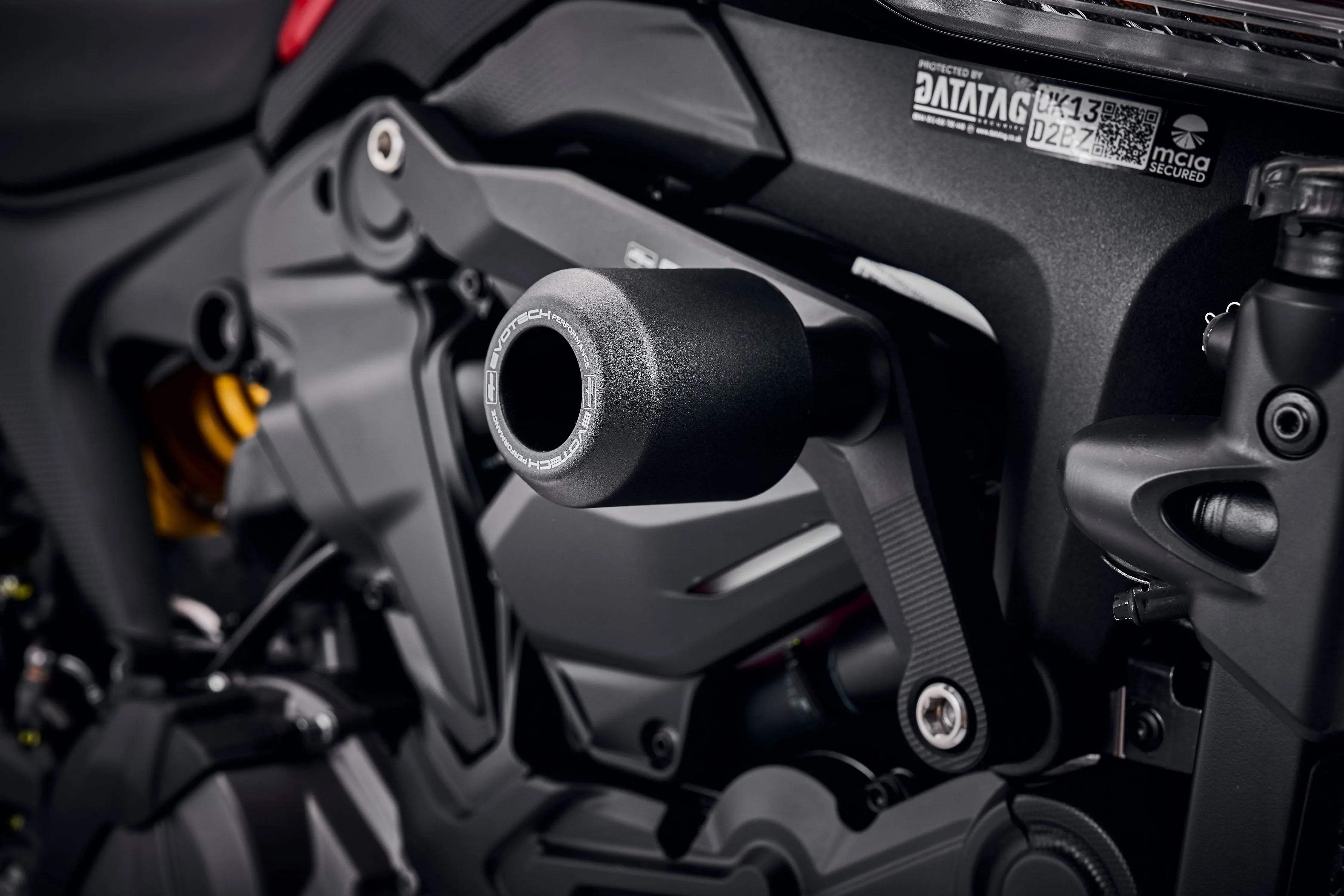 Evotech Ducati Monster 950 Frame Crash Protection (2021+) - Sturzpads | Evotech Performance