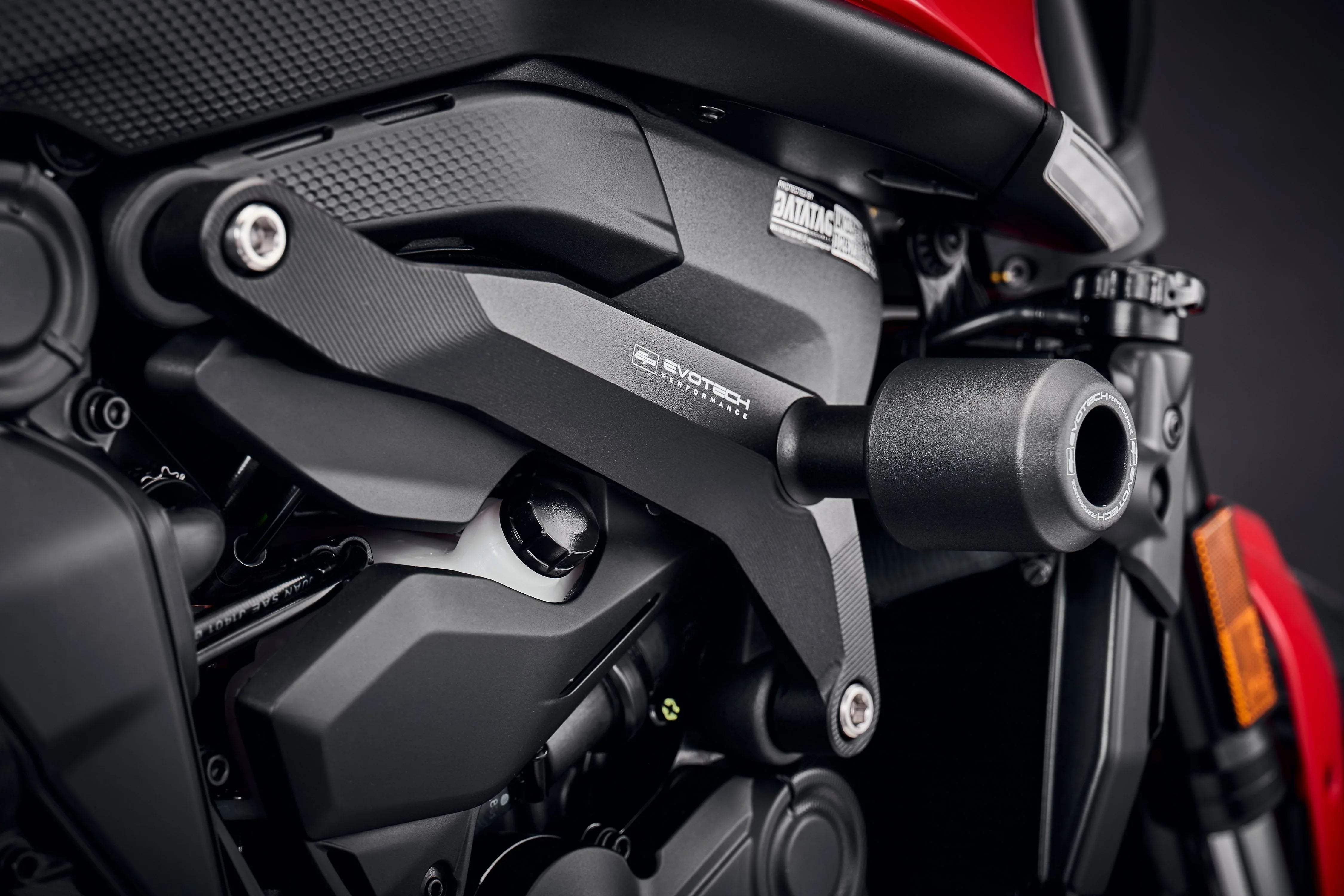 Evotech Ducati Monster 950 Frame Crash Protection (2021+) - Sturzpads | Evotech Performance