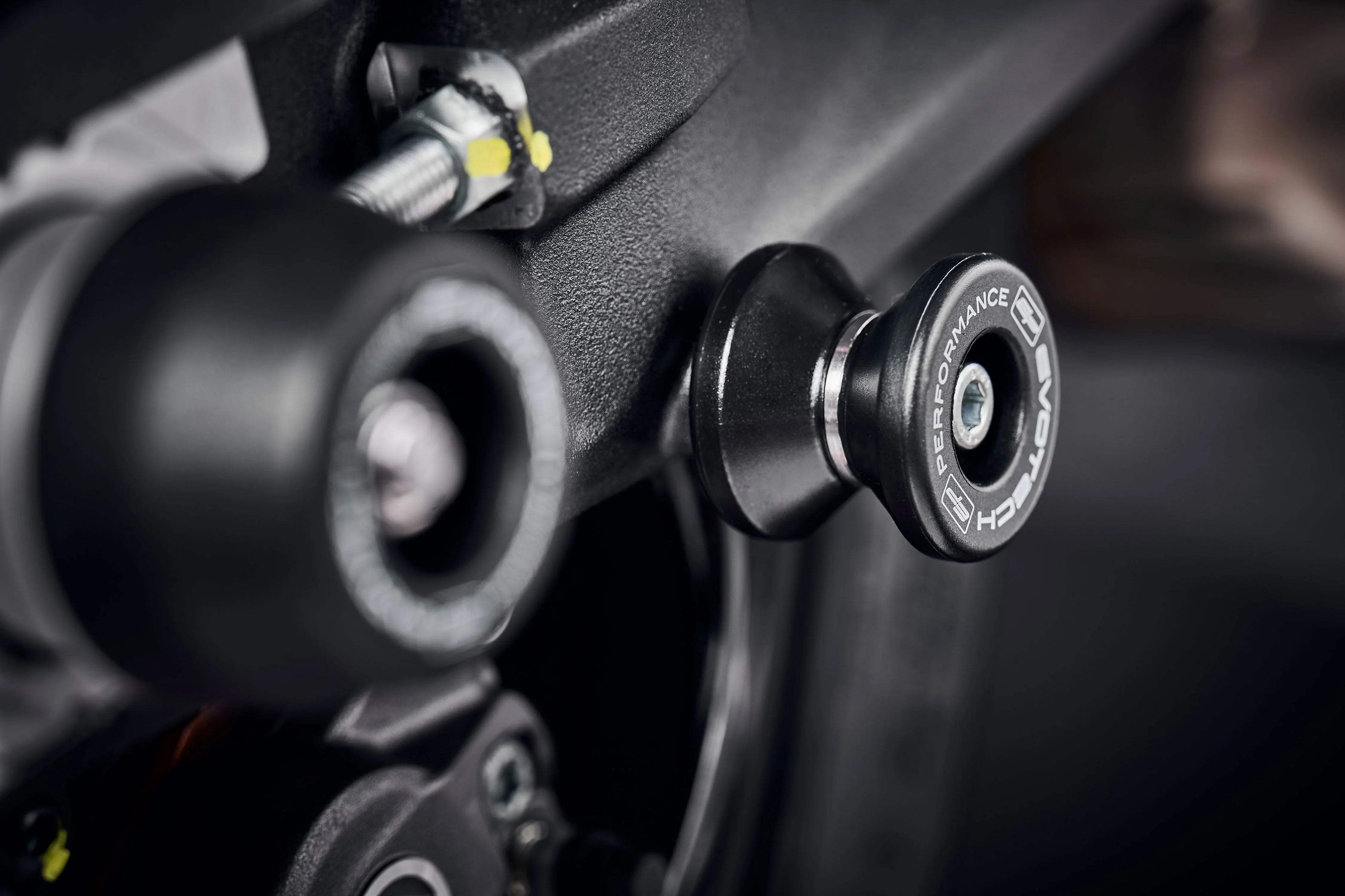 Evotech Paddock Stand Bobbins - Ducati Monster 950 (2021+) - Alu Bobbins | Evotech Performance