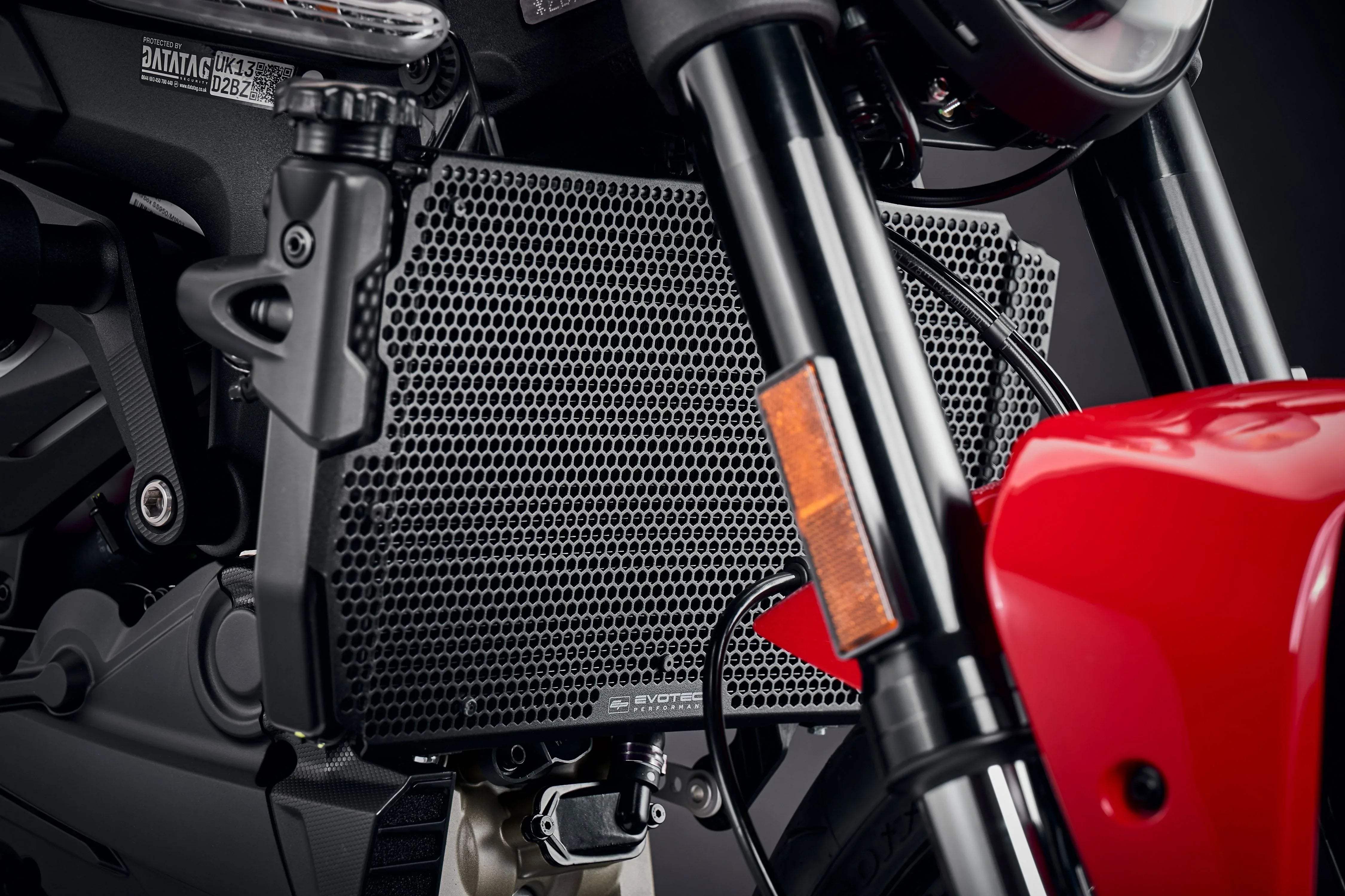 Evotech Ducati Monster 950 Radiator Guard (2021+) - Kühlerschutzgitter | Evotech Performance