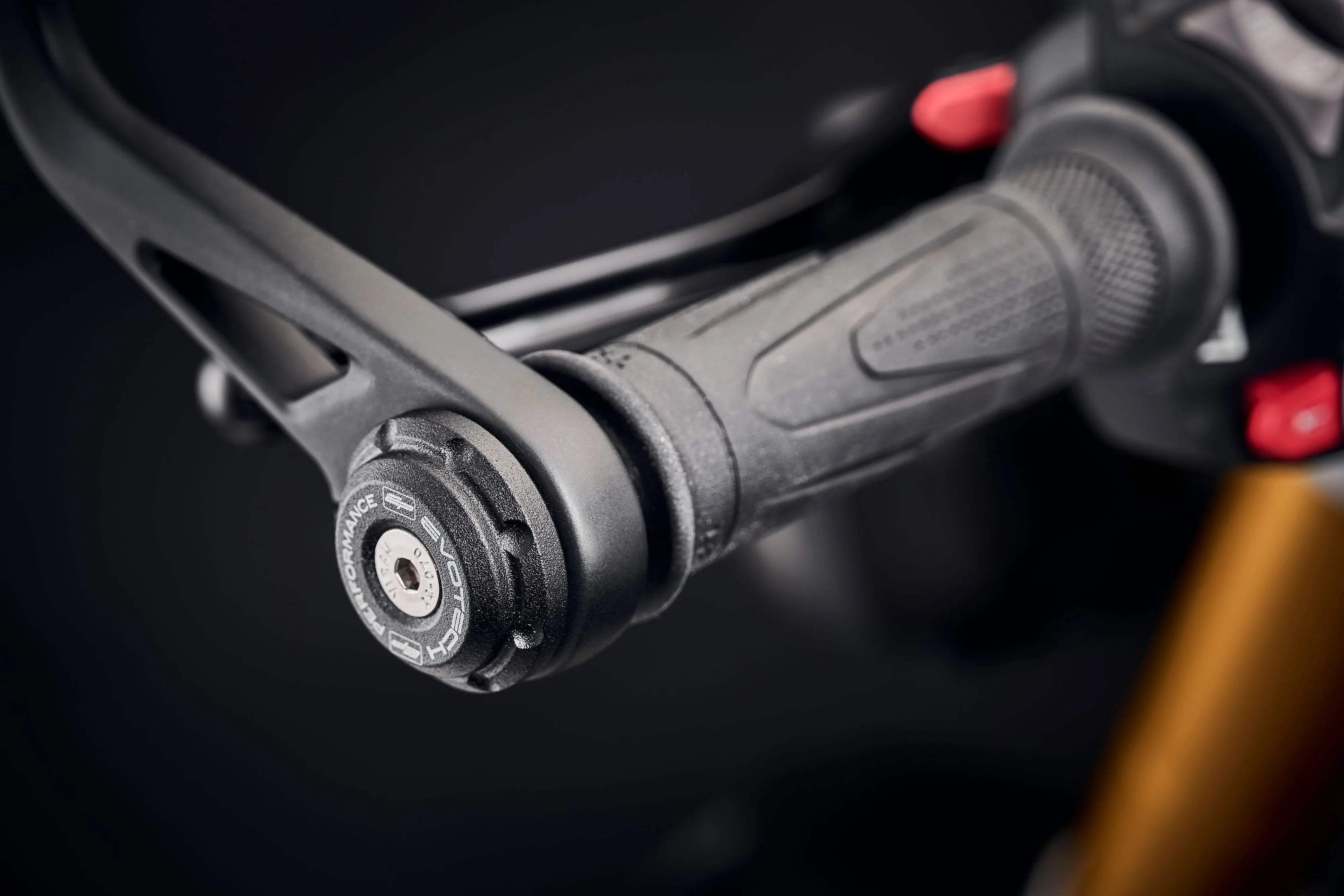 Evotech Bar End Weights for OE handlebar end mirrors - Triumph Speed Triple RS (2018-2020) - Lenkerendgewichte | Evotech Performance