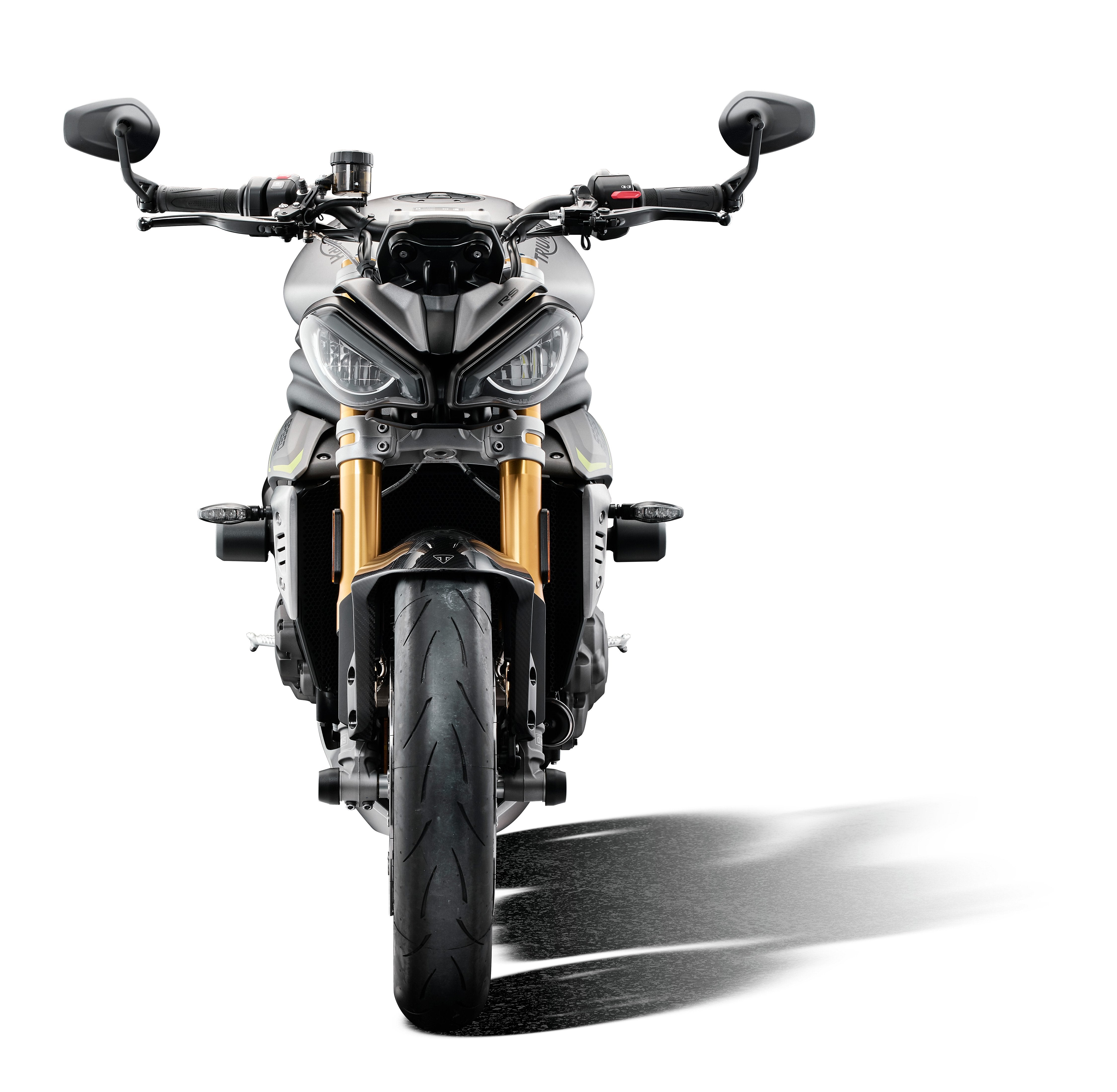 Evotech Bar End Weights for OE Handlebar End Mirrors - Triumph Speed Triple 1200 RS (2025+)