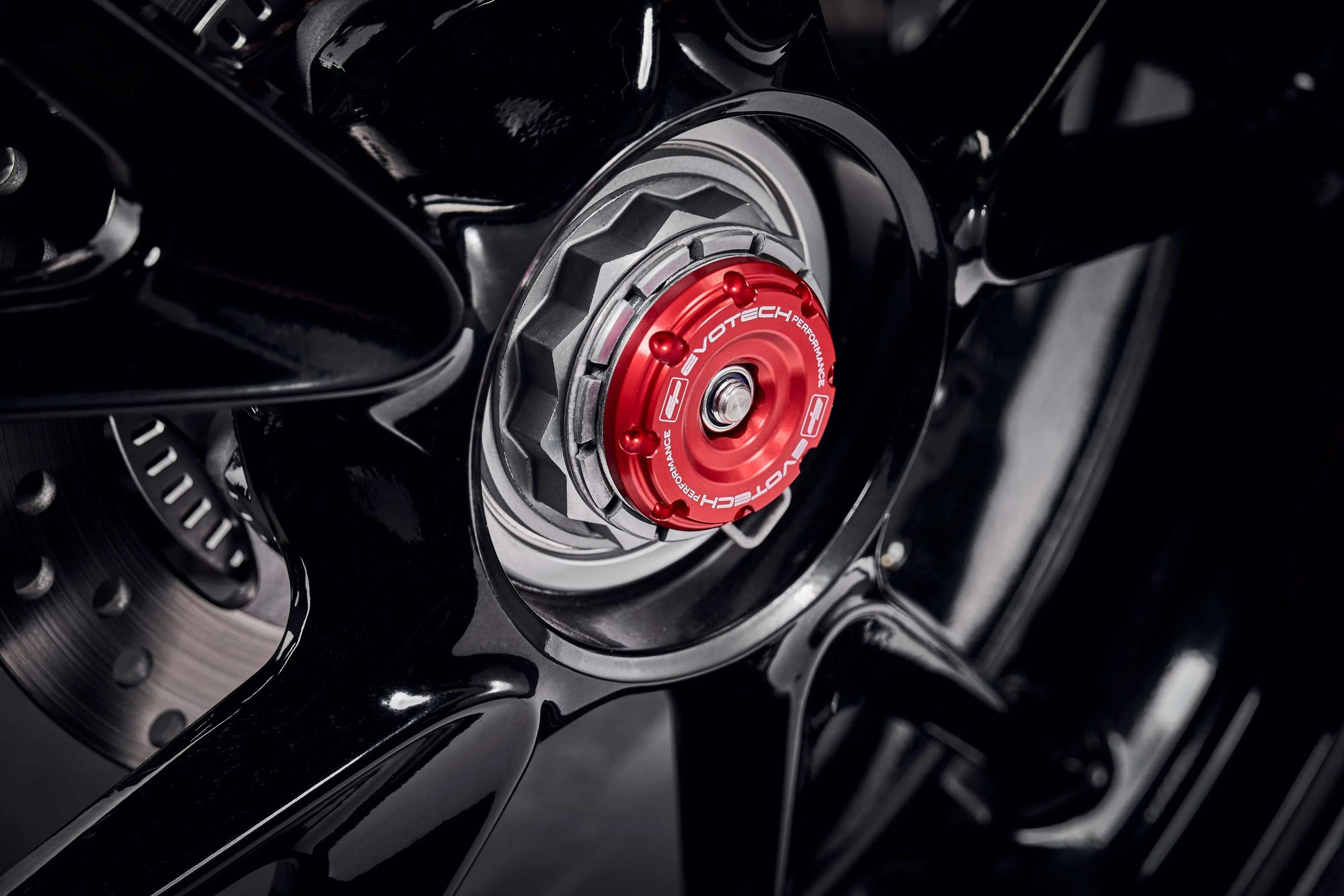 Evotech Rear Spindle Bobbins - Triumph Speed Triple 1200 RS (2021 - 2024) - Spindle Bobbins | Evotech Performance