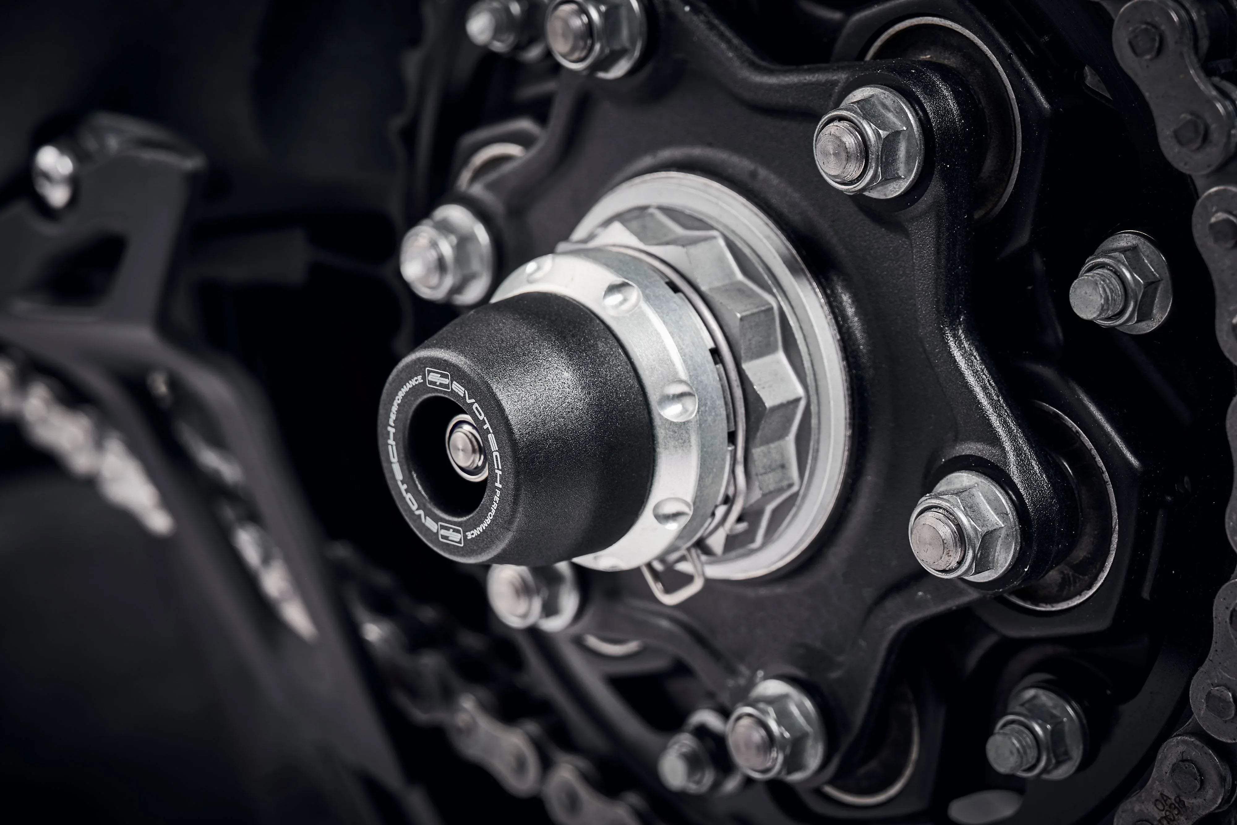 Evotech Rear Spindle Bobbins - Triumph Speed Triple 1200 RX (2025+) - Spindle Bobbins | Evotech Performance